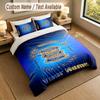 Bedding Set 1 Duvet Cover 2 Pillowcases BIRMINGHAM CITY Football Print Soft Bed Linen Bedroom Decor