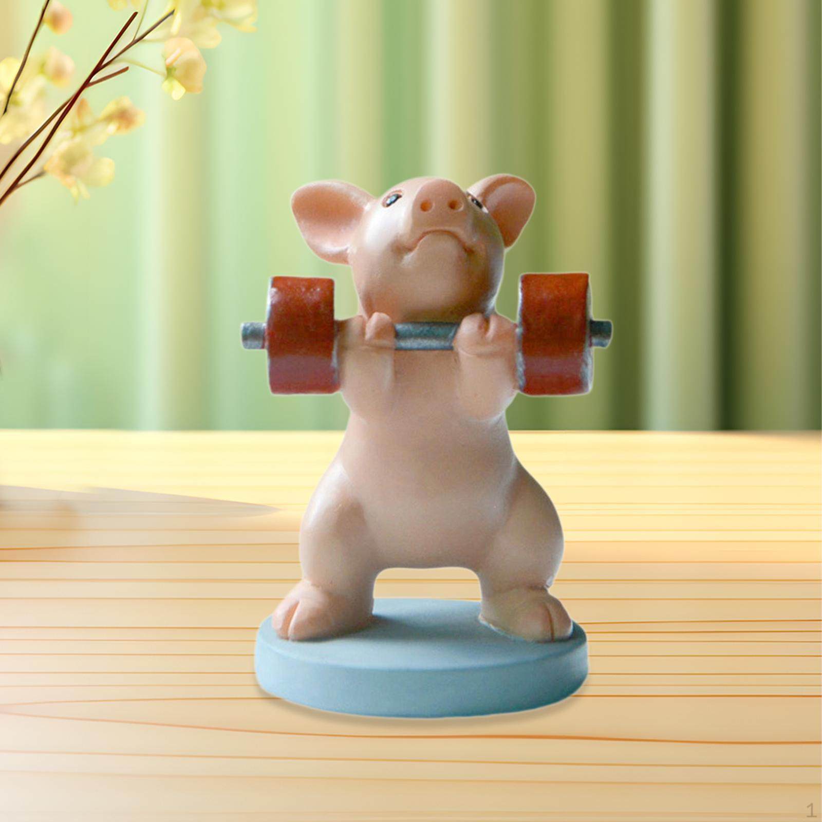 

Миниатюрная фигурка свиньи, садовая статуэтка, мини-украшение для кухни