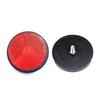 Motorcycle Circular Reflector Electric Vehicle Bicycle Waterproof Dustproof Night Warning Reflector 6mm Hexagonal Screw Fixation