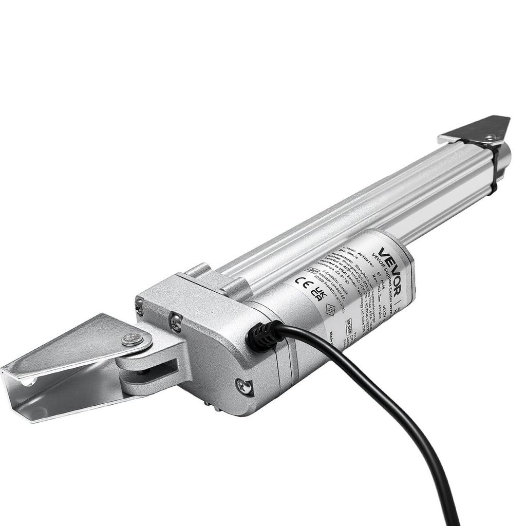 12V Linearantrieb, 101,6 mm Hub, IP65 Wasserdichter Linearantrieb, 3000N, 5 mm/s Bewegungsaktuatoren mit Montagehalterungen für Solarnachführsysteme,