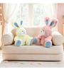 Adorable Pudding Rabbit Plush Toy - White Rabbit Comfort Doll & Sleep Companion Gift for Girls
