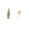 Blessed Mary Sculpture Resin Figurine Abstract Artwork Decorative Desk Display for Home Office Car
