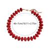 Colorful Beaded Necklace Ethnic Style Retro Design Adjustable Length for Party Stage Performance