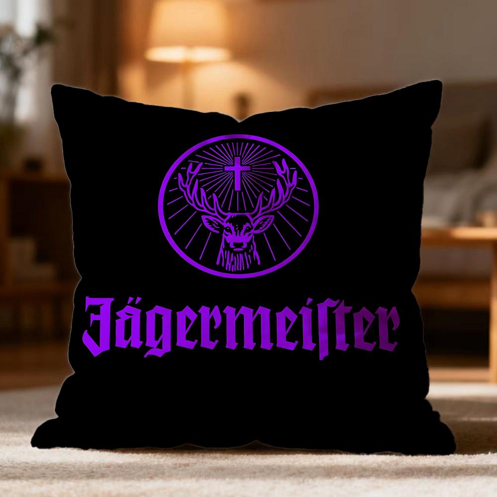 

Fashion J-Jjagermeisterer Cushion Cover Soft Washable Pillow Case Multi-Scene for Couch Bed Travel Office Use 30cmx30cm