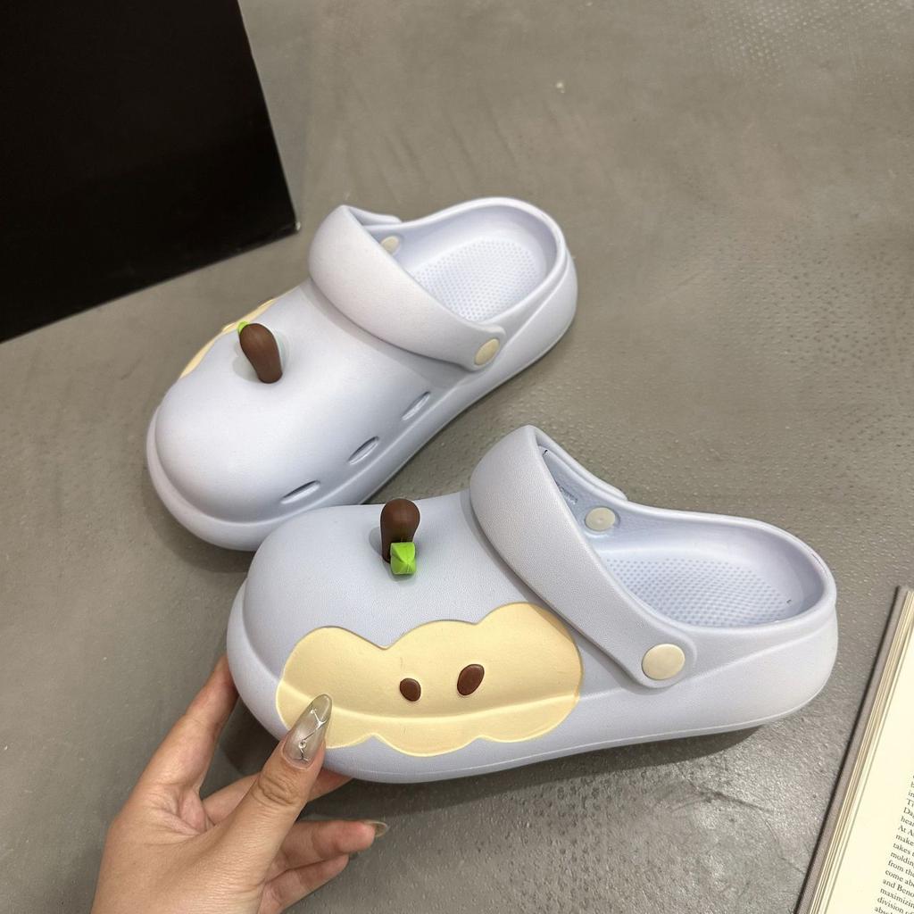 Cave shoes women wear versatile non-slip high-value fashion and leisure popular bag head cool slippers 2025 summer new