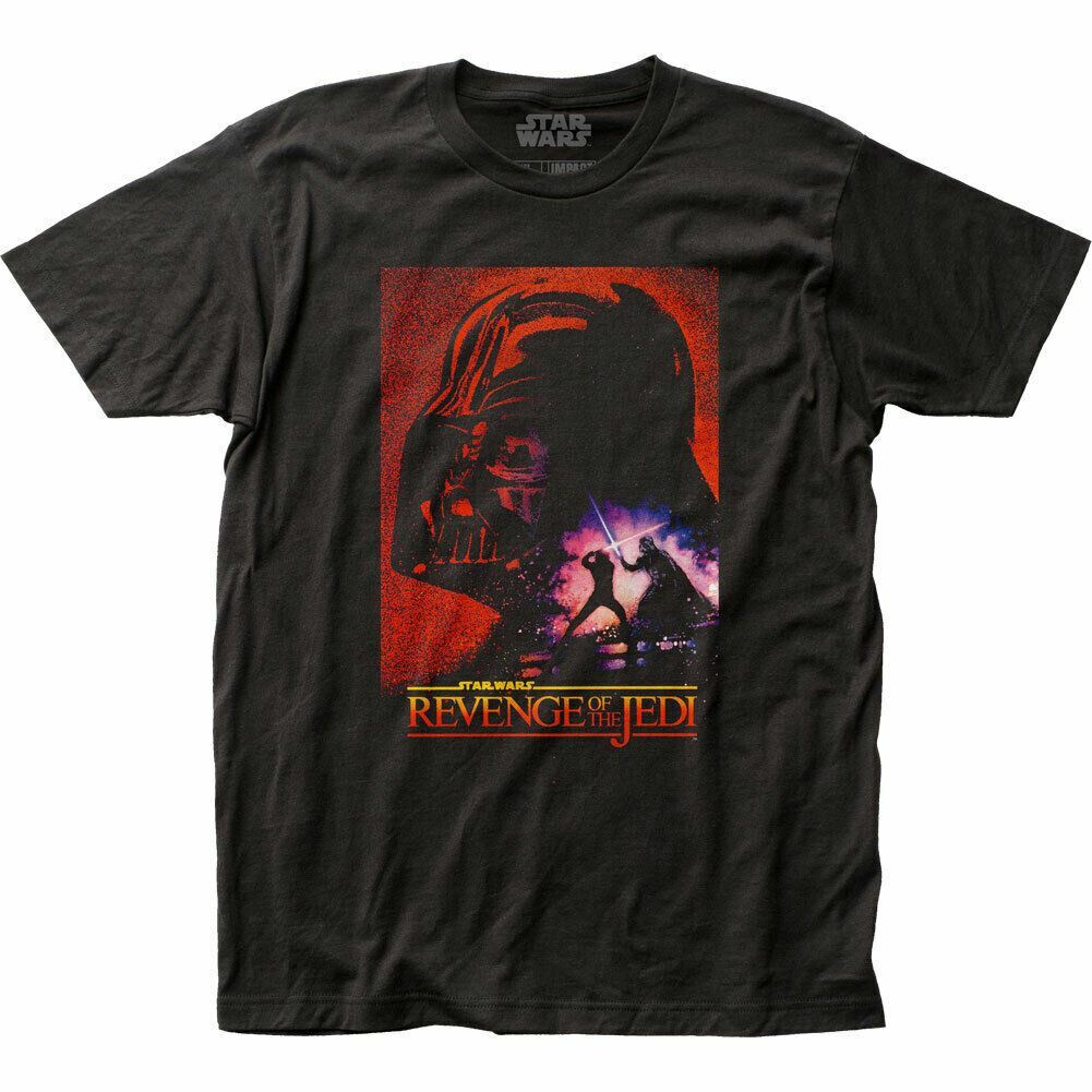 Star Wars Revenge Poster T-shirt Licensed SciFi Movie Retro Classic Tee Black XXL