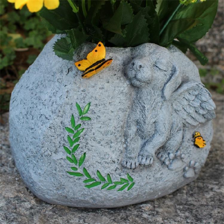 Fashionable Pet Memory Plant Hold Commemorative Flower Hold Resins for Outdoor