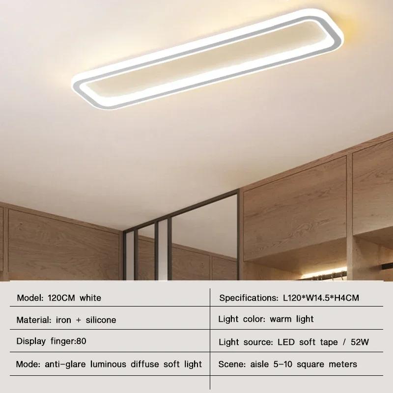 Modern LED Ceiling Lights for Living Room Bedroom  Balcony Aisle Hallway Lamps Strip Chandelier Indoor Lighting Fixtures Luster