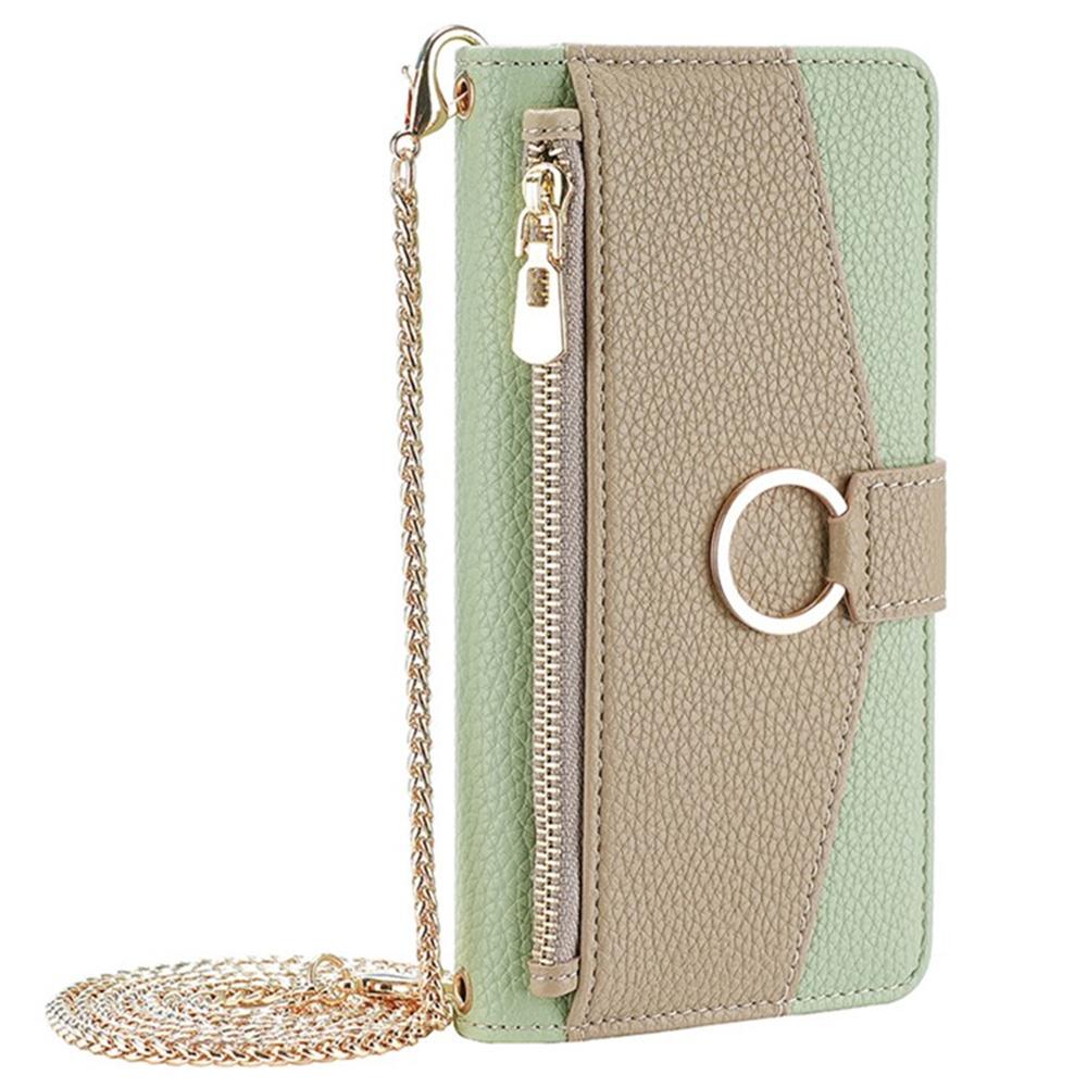 For Oppo Find X8s+ 5G Case Mirror Wallet Leather Phone Cover with Chain Shoulder Strap
