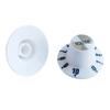 ABS Plastic Effect Knob With Metal Top Insert For Guitar Pedals And Synthesizers