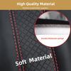 PU Leather Car Accessories Seat Belt Safety Shoulder Cover Breathable Protection Seat Belt Padding Pad Car Accessories Interiors