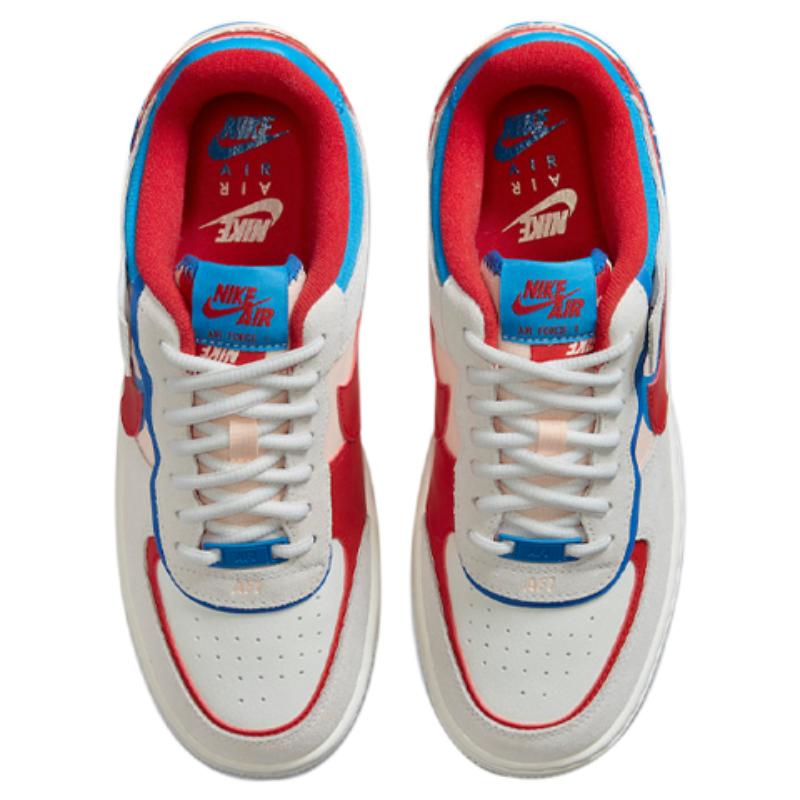 Nike Air Force 1 Shadow 'Sail Royal Red' Women's Sneakers CU8591-100