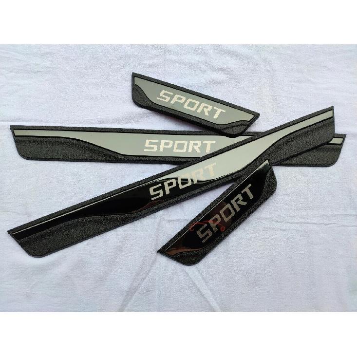 For Tesla Model Y Accessories Door Sill Scuff Plate Cover Protector Trim Sticker