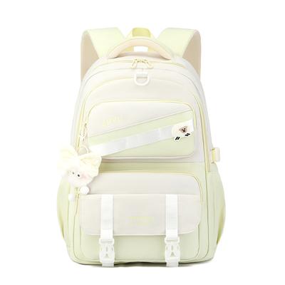 New Ultra Light Girl Backpack with 3-6 Weight Reduction and Spine Protection for Junior High School Students