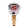 Universal Fuel Pressure Liquid Filled Regulator Gauge Adapter Kit 0 100PSI Red