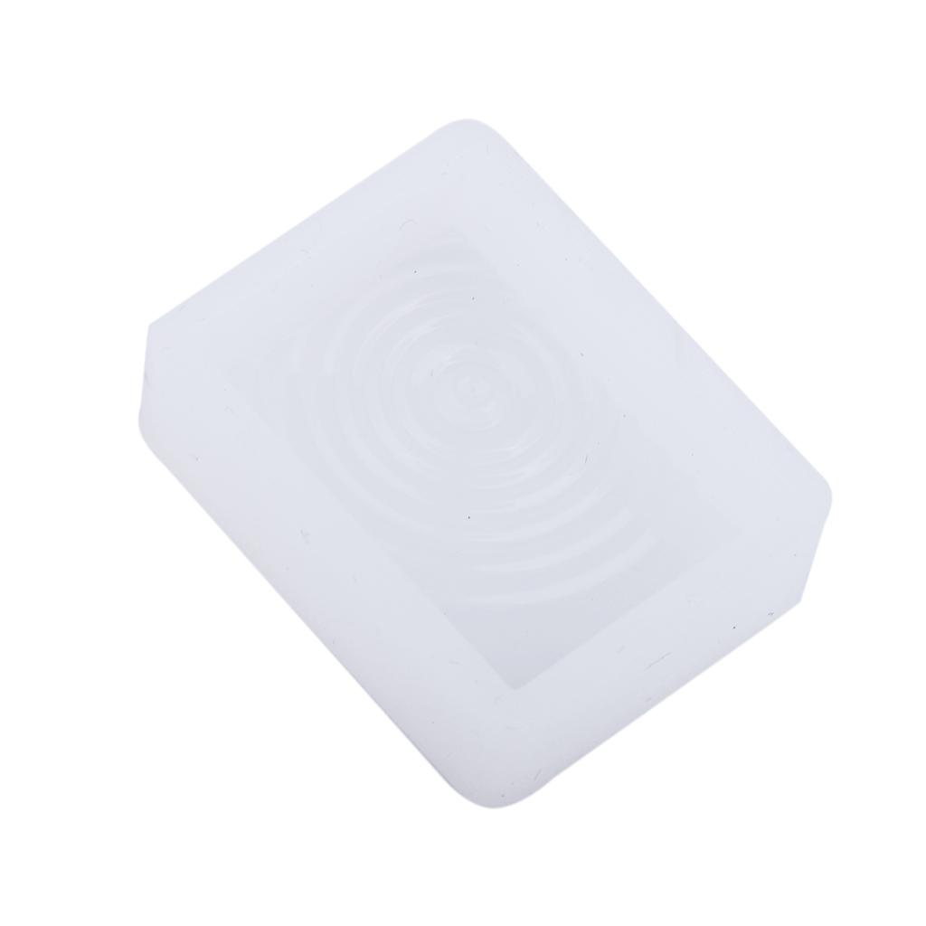 Water Silicone Pendant Mold DIY Resin Jewelry Making Mould 39x30x13mm