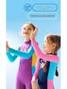 Girls' Long-Sleeve One-Piece Swimsuit - Sunscreen, Quick-Drying, Breathable for Swimming & Diving