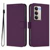 For Xiaomi Redmi 15 5G Case Solid Color Wallet Leather Phone Cover with Strap