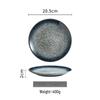12-inch Japanese Style Round Dinner and Salad Plate