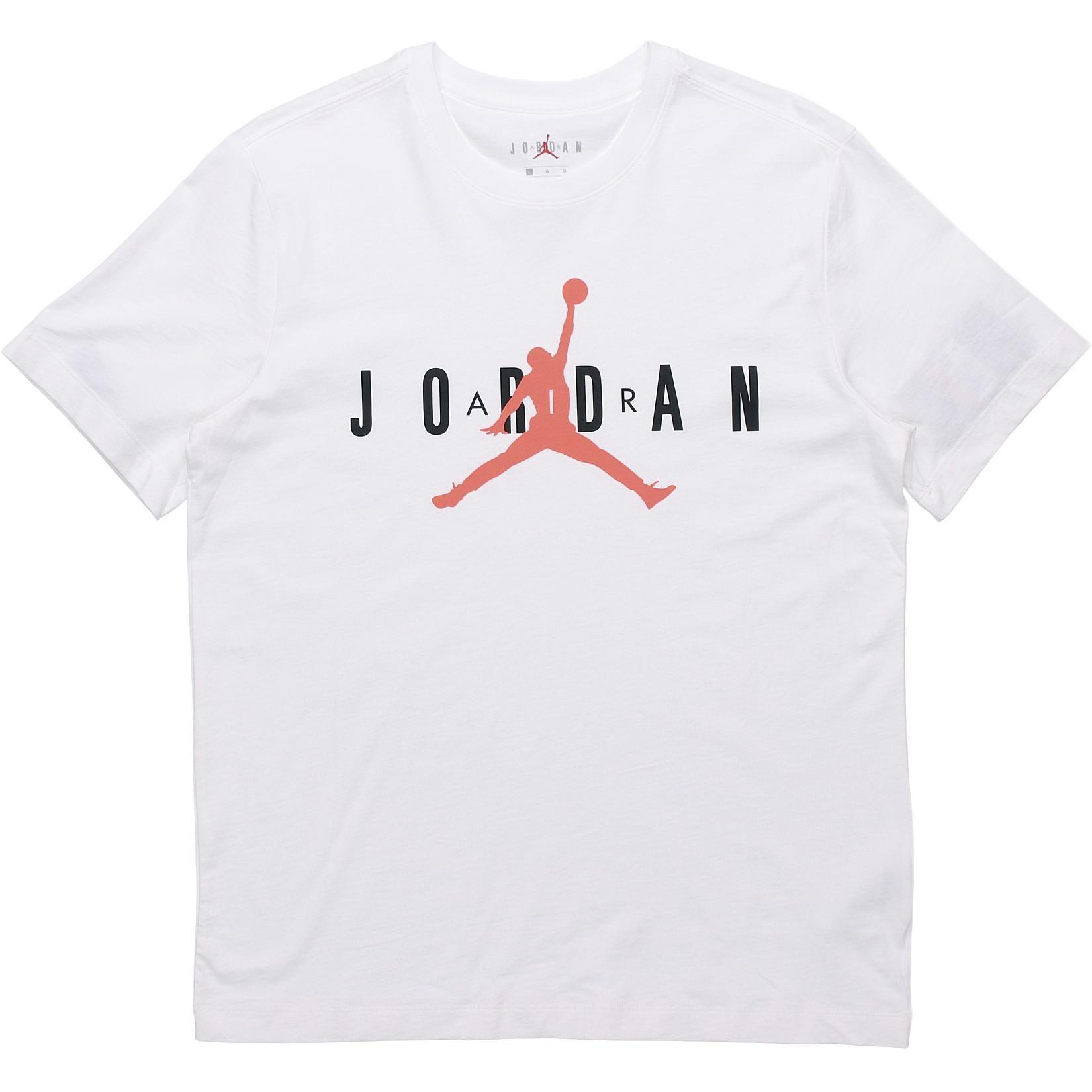 Air Jordan Wordmark Jumpman Logo TEE Men White Men s CK4213-100 XXL