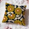 Federa Cuscino Estetica O-Orla Kiely Comfort Premium Reversibile - Design Due in Uno per Qualsiasi Stanza e Interno Auto