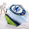 Printed Chelsea FC logo Printed Folding Umbrella,Outdoor,Leisure,And Travel Umbrella,Durable Umbrella Fabric,Birthday And Holiday Gift
