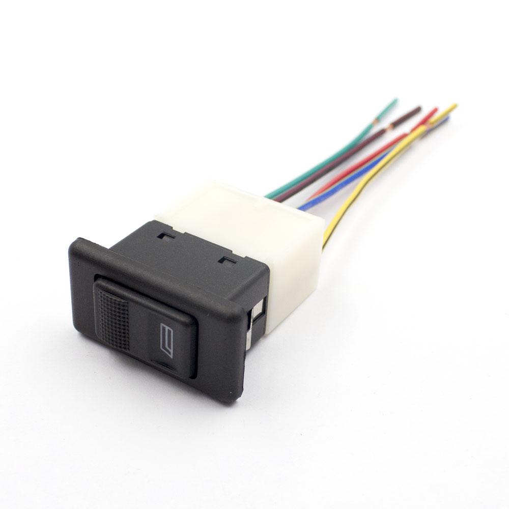 Universal Auto Car Electric Power Window Switch Lifter Control 5 Pin DC 12V 20A Regulator Switch Harness Accessories