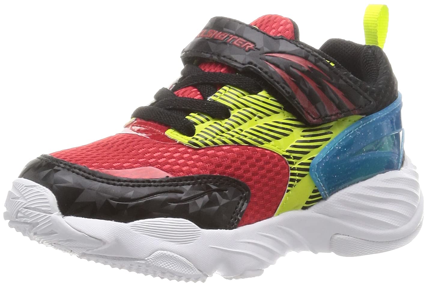 

Moonstar Skill Shooter White Sizes 2E Kids Sneakers, Sole, Magic, Boys , 17cm-24.5cm, 0.5cm Adjustable, SK0002WS, Red, 17.0cm,