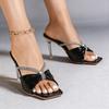 Peep Toe High Heels Sandals Women Summer Shoes Fashion Elegant Ladies Brand Heels 10cm Black White Green Plus Size 43