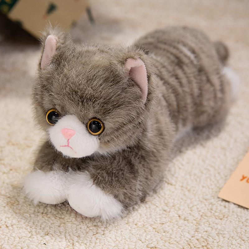 Cartoon Cute Kitten Doll Plush Toy Cat Doll Children Soothing Doll Birthday Gift