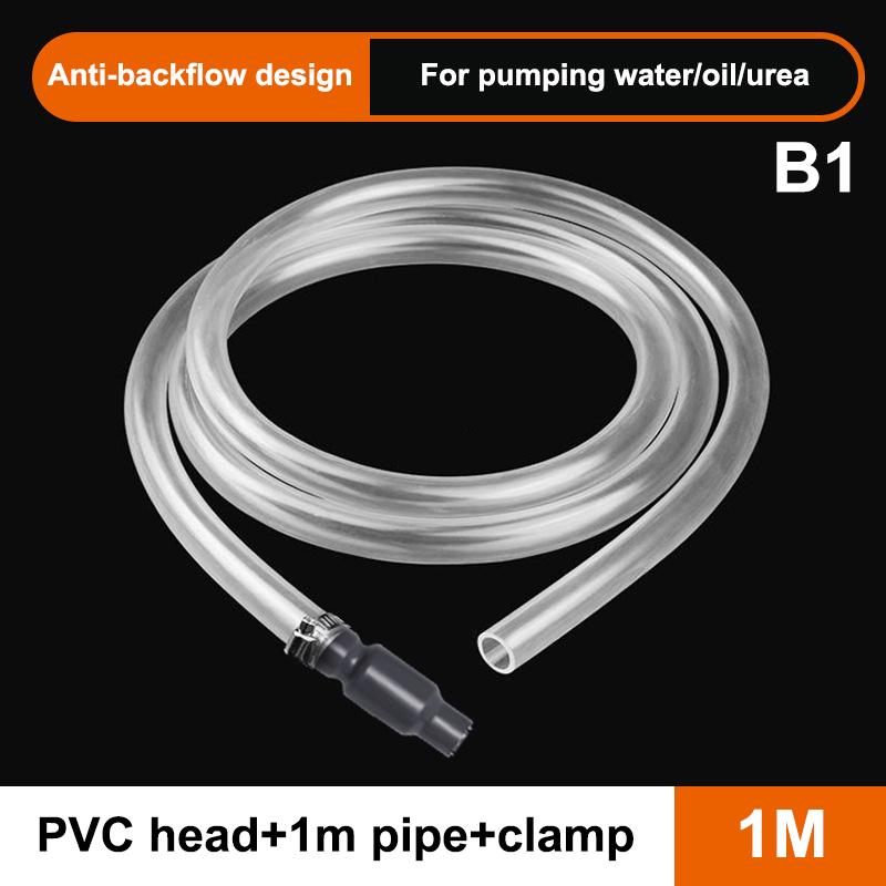 Self Tools Gasoline Fuel Siphon Hose Pump Manual Suction Pipe 2M for Car Motorbike Boat Emergency