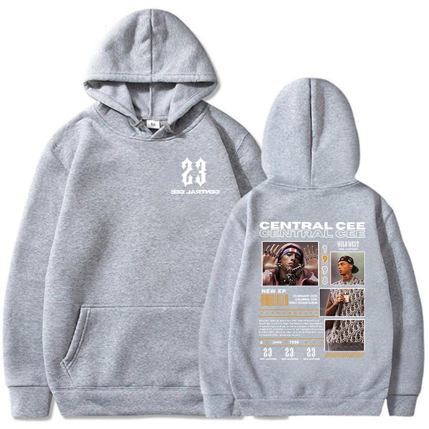 Central Cee CAN'T RUSH GRETNESS Mikiny s potiskem Pulovry s kapucí s dlouhým rukávem Streetwear Rapper Potisk Móda Oblečení Unisex