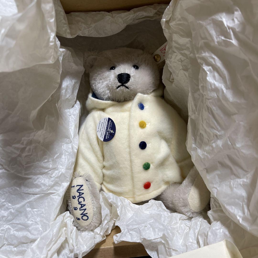 

[Б/У] Плюшевый мишка Steiff, лимитированная серия, Зимние Олимпийские игры в Нагано