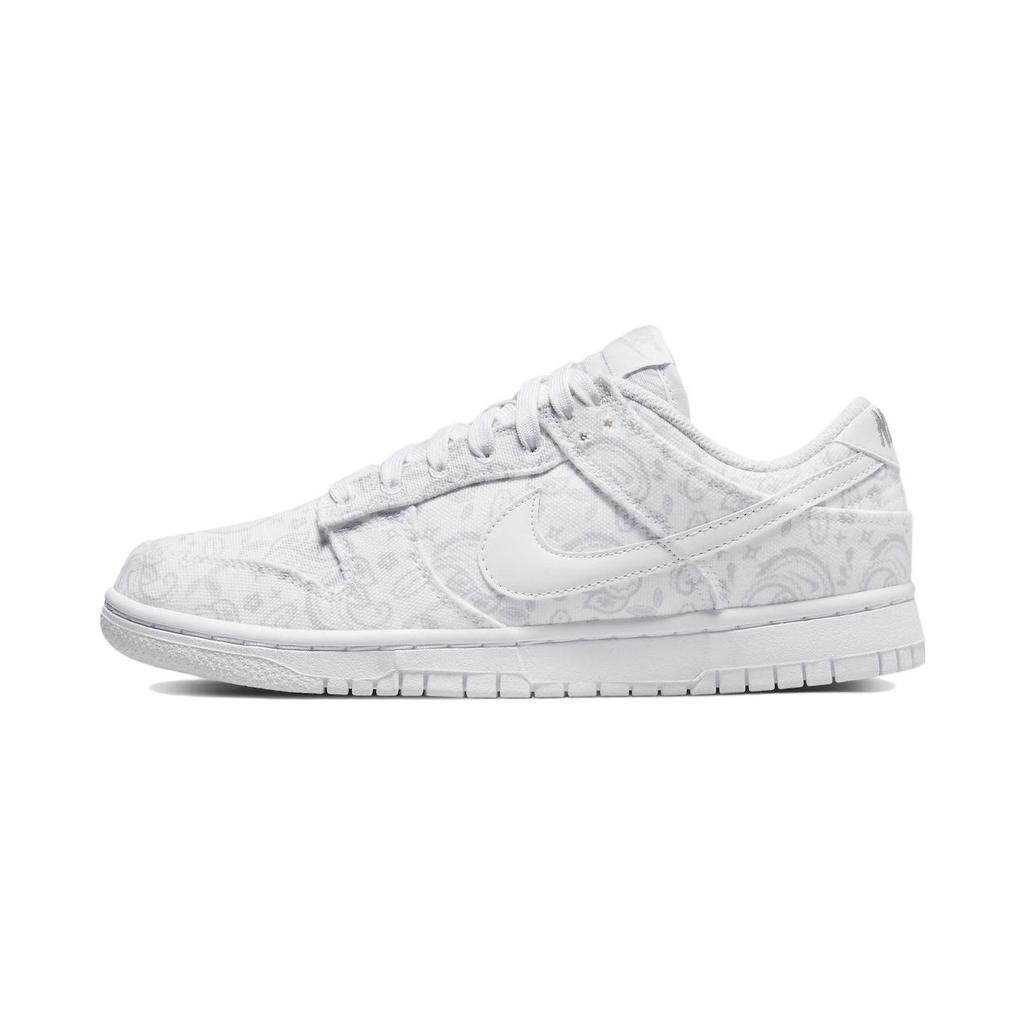 Nike Dunk Low White Paisley Women's Skate Shoes Sneakers DJ9955-100