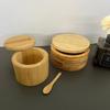 Magnetic Swivel Lid Salt Cellar Rotatable Spice Jar New Pepper Sugar Spice Holder  Kitchen