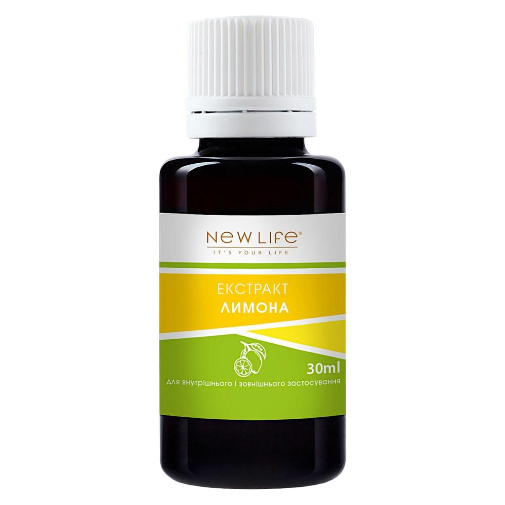Lemon Extract Tincture Herbal Liquid Supplement Dietary New Life