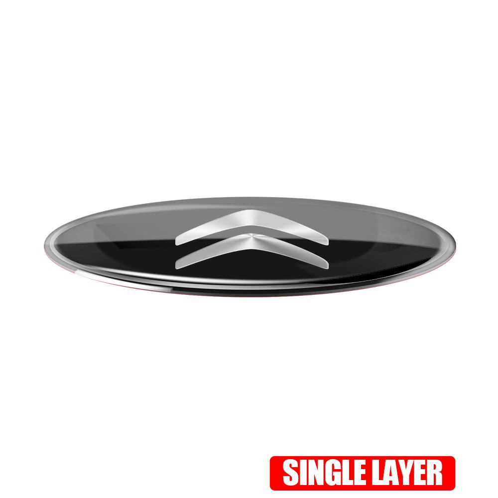 

1 шт. 3D Емблема Автомобіля Еліпс Овальний Логотип Значок Наклейка Декоративні Наклейки Для Citroen C1 C2 C3 C4 C5 C6 C8 C4L DS Picasso Saxo VTS For Citroen