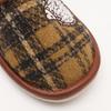LISA LARSON Checkered Fur Hedgehog Slippers Nordic Style Lisa Larson Room Shoes for Women and Size [Cute Men] (Brown, M)