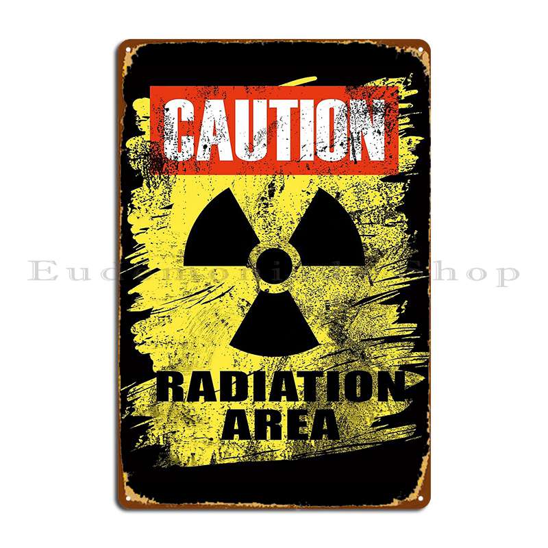 

Осторожно Радиационная опасность Ядерный Предупреждающий Знак Забавная Металлическая Табличка Гараж Паб Бар Печать Гостиная Жестяная Табличка Постер 7.9x11.8In(20x30cm)