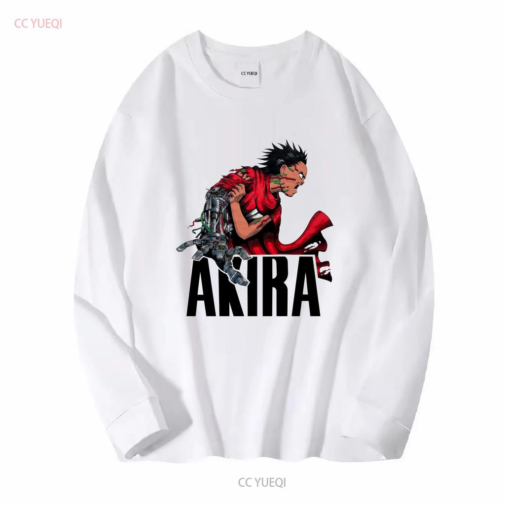 New Akira 1988 Japanese Animated Science Fiction Tokyo White T Shirt vintage Washed Versatile Breathable Casual Soft vintage