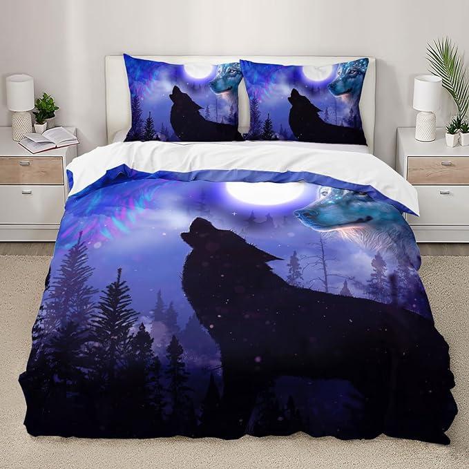 

Three-Piece Bedding Home Textiles Animal Digital Printing Quilt Cover Sheet Kit 70 * 133
