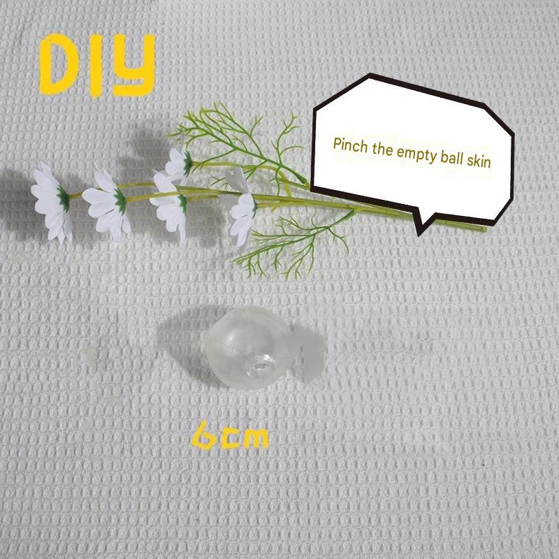 Slow Rebound Diy Empty Ball Skin Sphere Jewelry Transparent White Diy Pressure Ball Kit Trp Casting Molds Blank