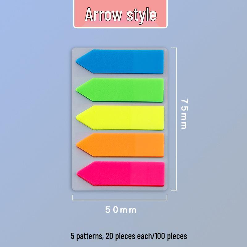 Triangle & Round Segmented Pull-out Strong Adhesive Sticky Notes for Memos