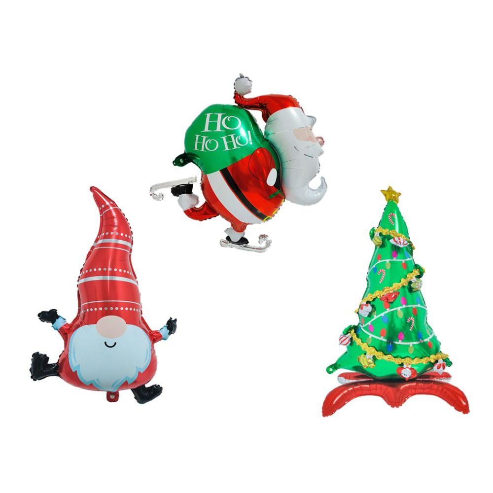 Santa Claus/Snowman/Xmas Tree 3D Santa Claus Balloon  Home Decor