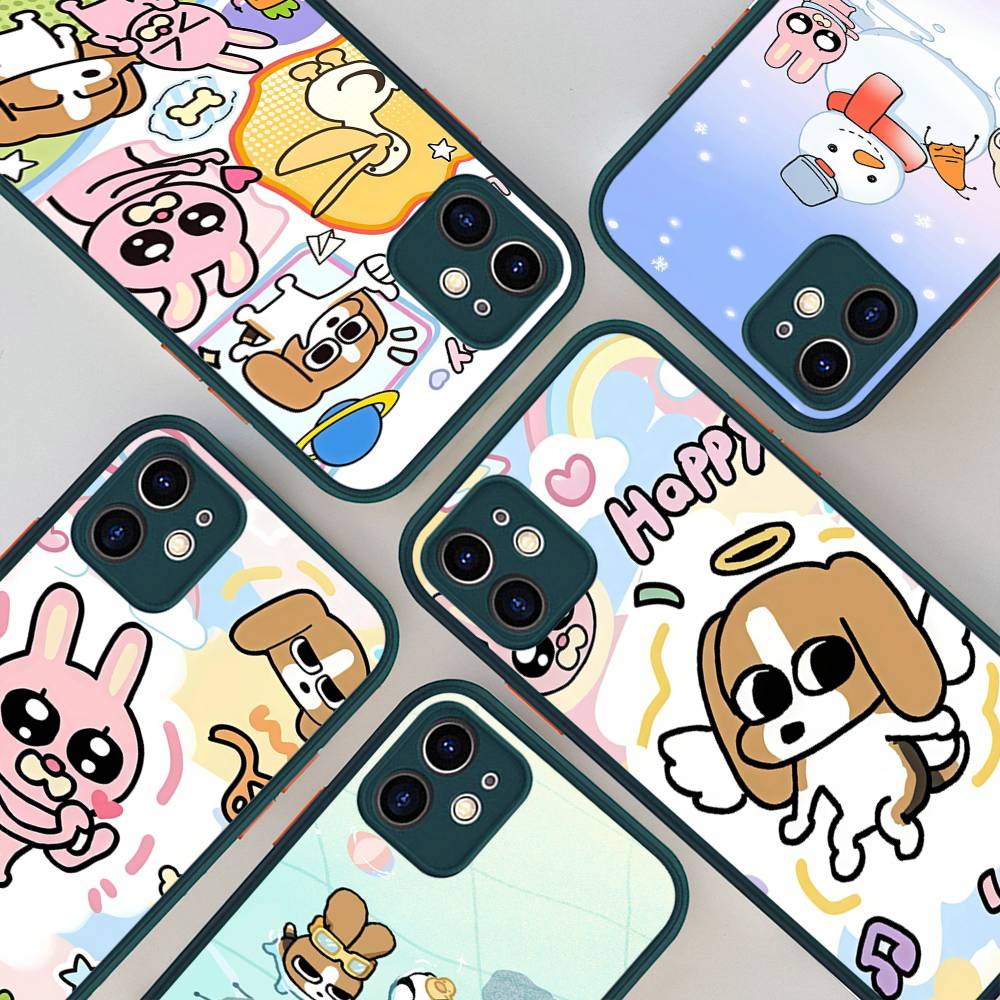 Anime SiamLIPu Matte Translucent Phone Case For iphone 16 ProMax 15 14 13 12 11 X XS PRO Plus