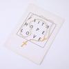 Religieuze Rozenkrans Ketting Voor Vrouwen 6MM Witte Imitatie Parels Lange Ketting Kruisbeeld Kruis Hanger Gebed Feest Sieraden Cadeau