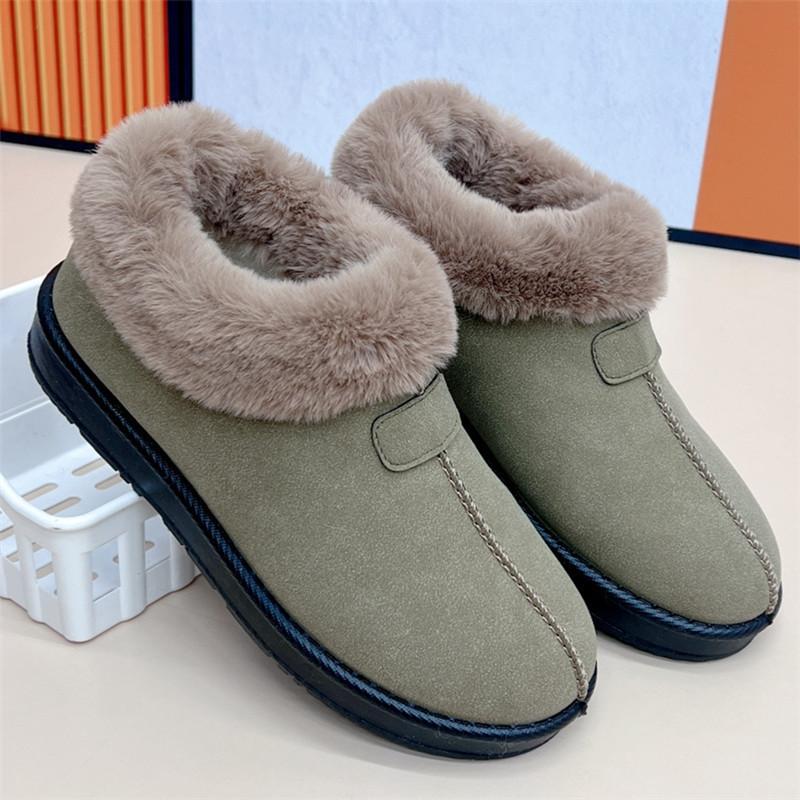 

Жіночі зимові теплі тапочки Жіночі осінні теплі туфлі Взуття з пір ям Вуличні тапочки Осінь і зима Вуличні тапочки Зимове взуття 41 зелений