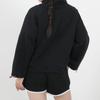 Puma Casual Loose Stand Collar Pullover Sweatshirt Women Tops Black 530299-01