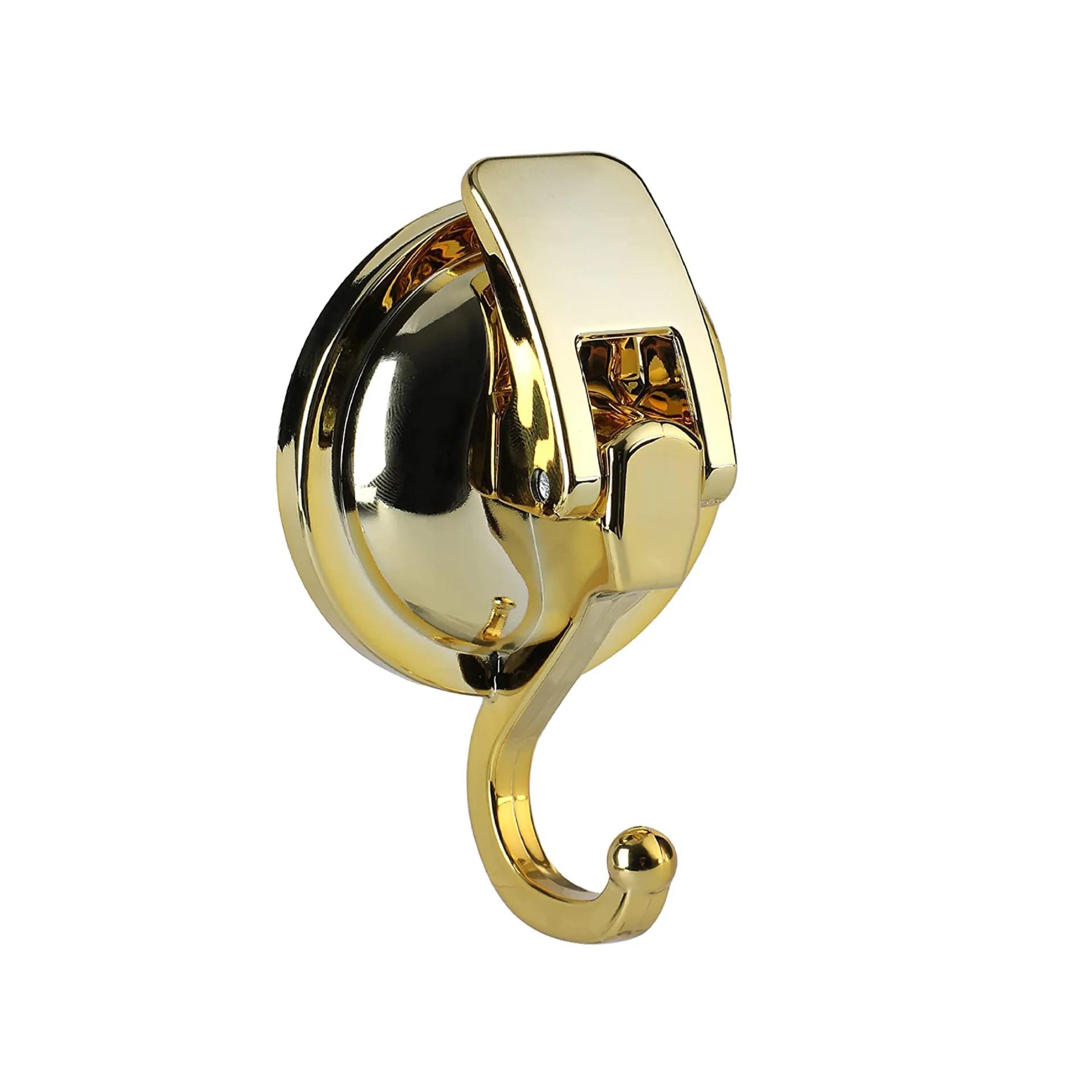 

Крючки на присоске для душа, сверхмощные вакуумные крючки для душа для внутреннего душа, суперприсоска для кухни, ванной комнаты, туалета, 1 шт. 1pc золотой