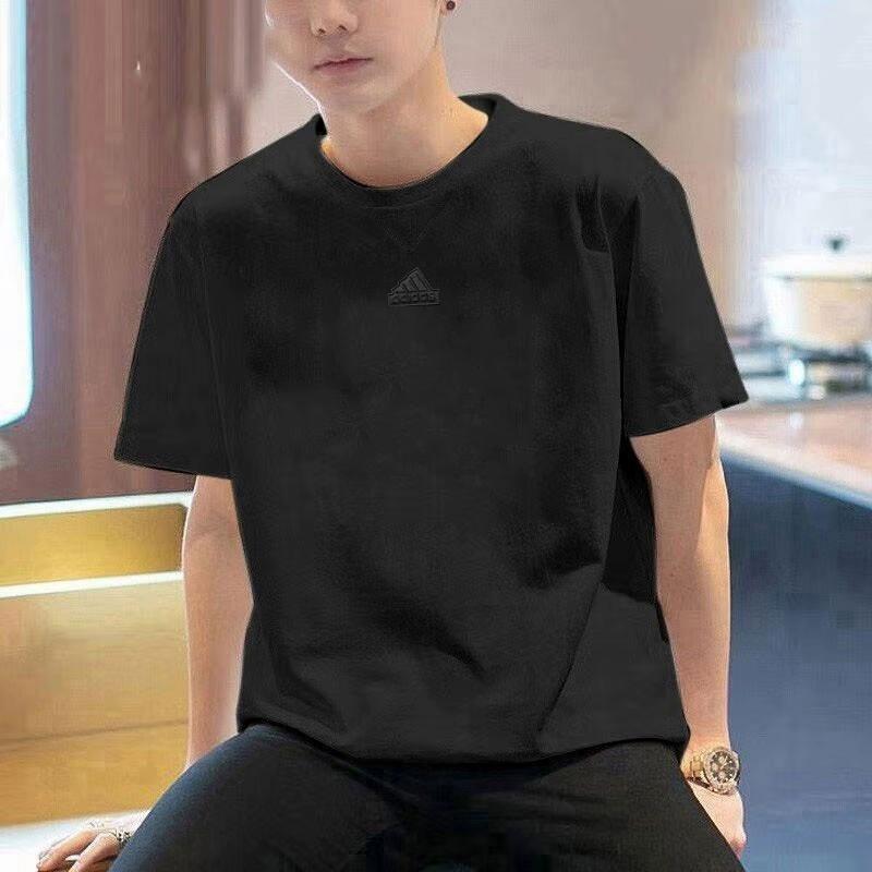 adidas All Season Graphic Tee Men Tops Black IR5266